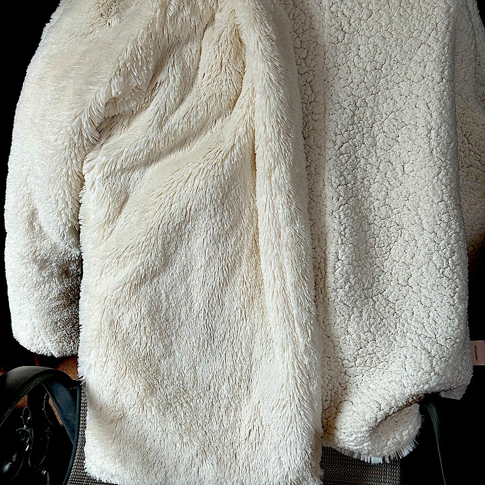 Teddy bear jacket open style perfect for holiday season never worn